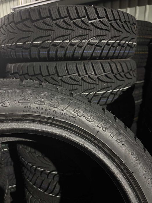 Nowe opony zimowe bieżnikowane 225/45r17