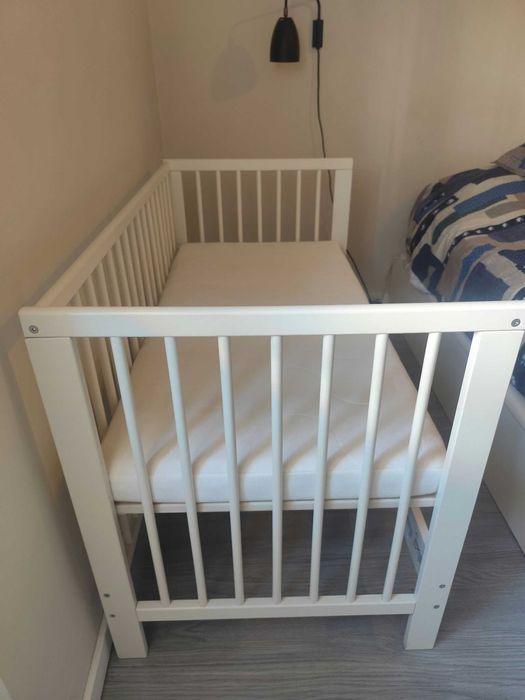 Berço IKEA GULLIVER branco + colchão IKEA — 70 €