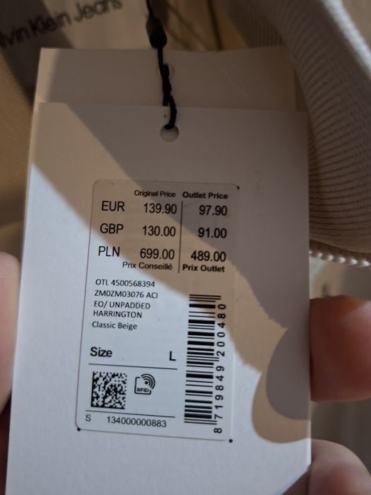 Kurtka na wiosne calvin klein