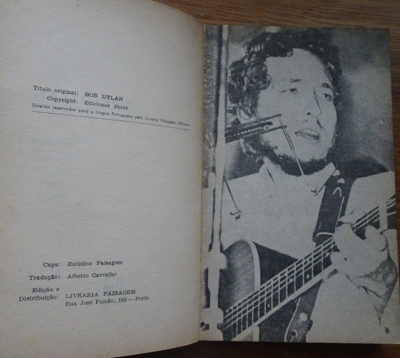 Bob Dylan de Jesus Ordovás - 1ª Edição 1973