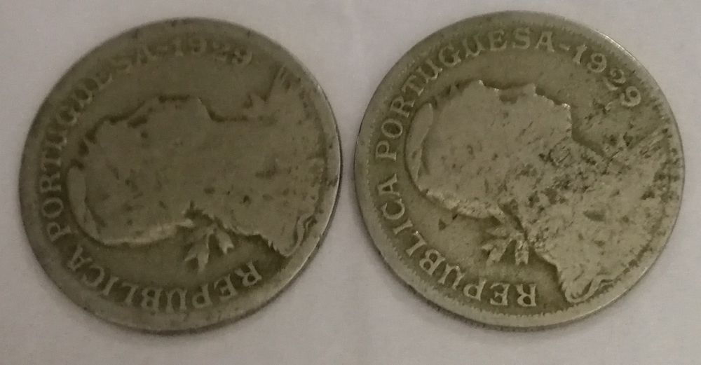 Moedas 50 centavos 1929