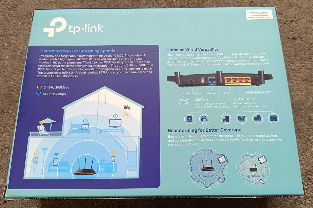 TP-Link Archer C1200 Router64283902843138121