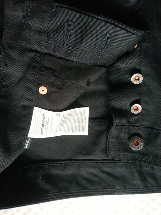 Джинсові шорти Jack & Jones L розмір нові чорні