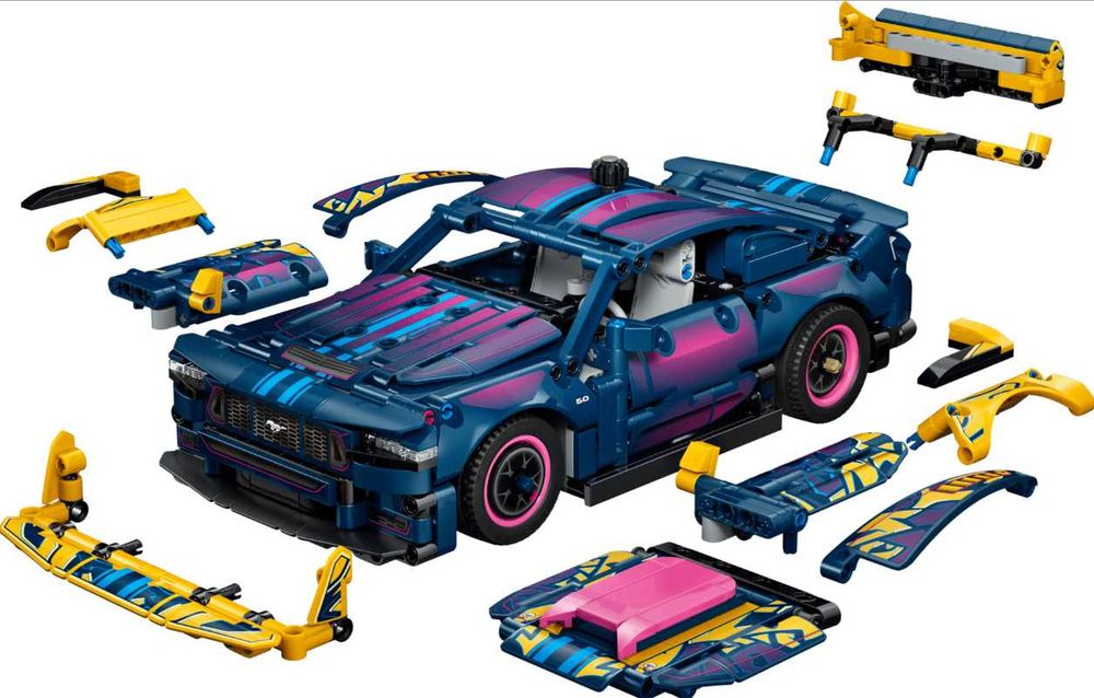 Klocki LEGO Technic 42236 Warsztat tuningowy: samochód Ford Mustang GT