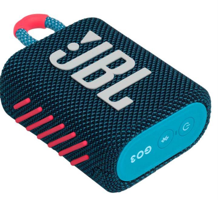 Coluna Bluetooth JBL GO3 Portátil – Som Potente e Resistente à Água