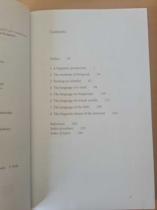 Livro "Language and the Internet" de David Crystal