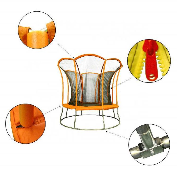 Тюльпанные батуты оптом и в розницу. Размеры 152/183/252/244/312/374