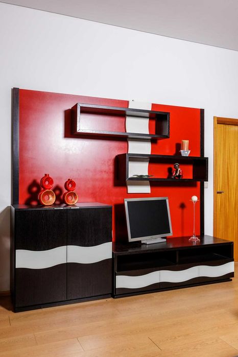 Conjunto Móvel TV em Wengue