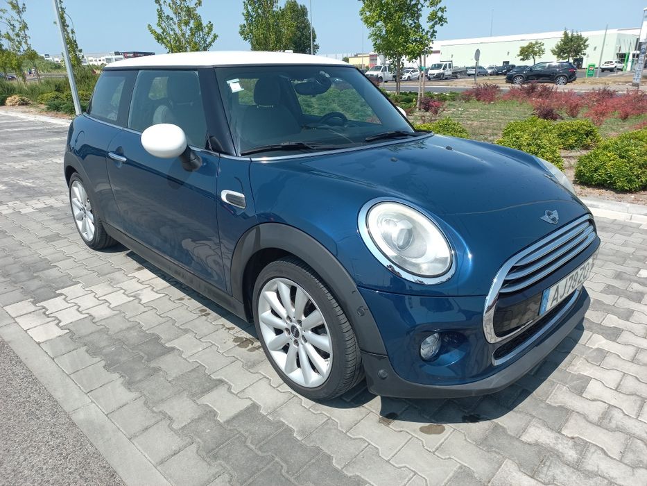 Mini coper, azul