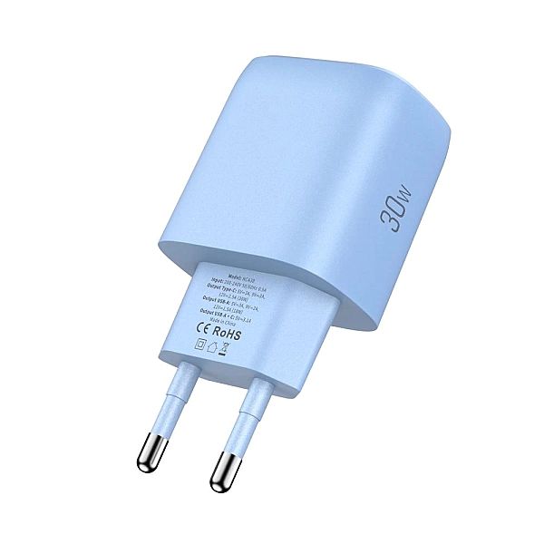 Ładowarka sieciowa Tech-Protect NCA30 PD 30W QC3.0 USB-A / USB-C - nie