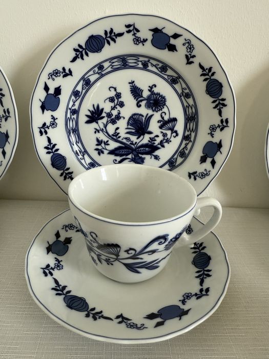 Wzór cebulowy zestaw do kawy herbaty