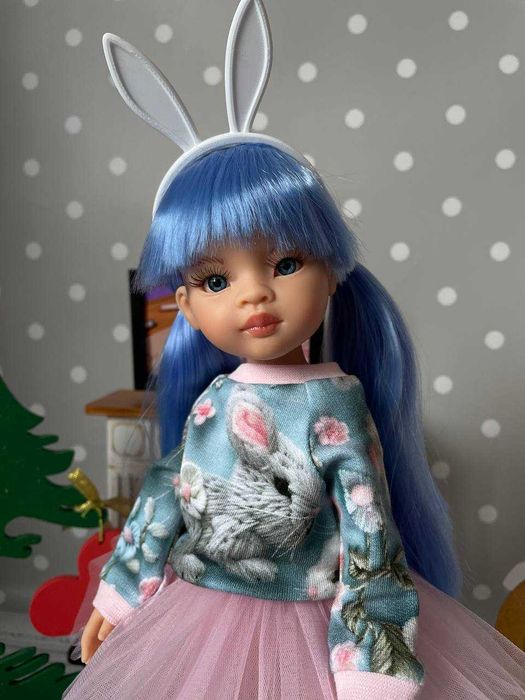 Кукла лялька Ліу Еліза Паола Рейна Paola Reina в костюмі Зайчика 32 см
