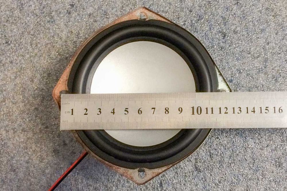 НЧ динамик сабвуфер 5" 11,5см 12см 20W 4 Ом Edifier Sven F&D Gembird