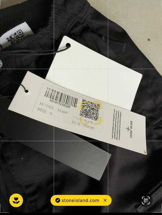 Чоловічі Штани карго Stone Island Black
