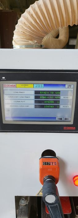 Okleiniarka CEHISA COMPACT PCS 2017r. Z wstepnym frezowaniem i zaokrąglaniem  nesting długość korpusu 3585mm.