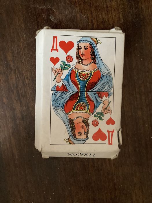 Карты игральные цветные