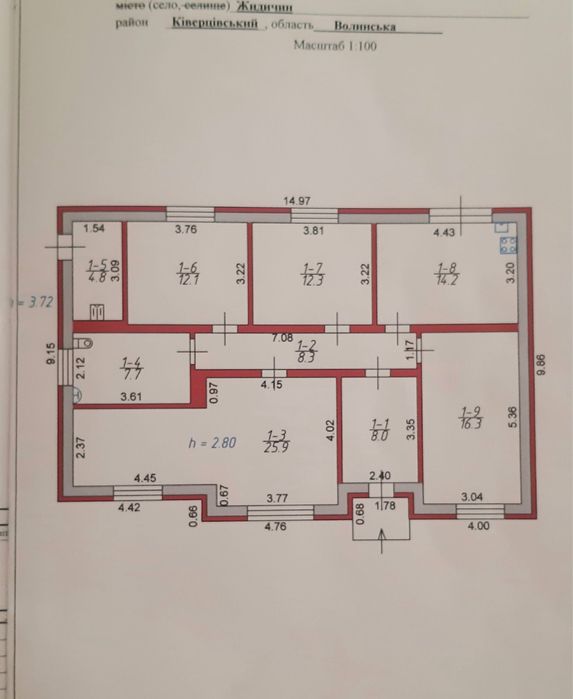 Продам будинок в с. Жидичин