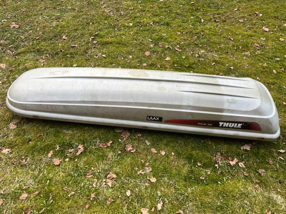 Bagażnik BOX dachowy Thule polar 500 + belki