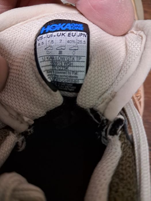 Трекінгові  кросівки  HOKA U KAHA LOW GTX TP Р 40.5 25.5см