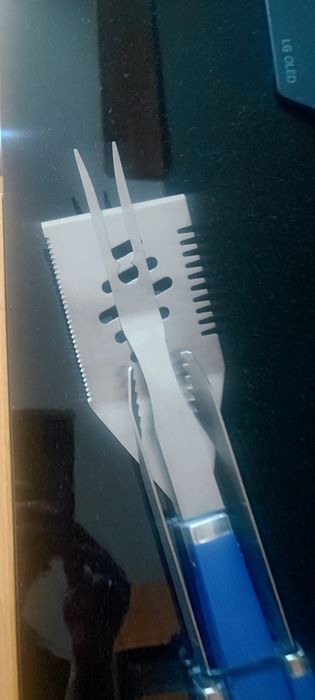 sztućce grillowe , szczypce grillowe zestaw do grilla