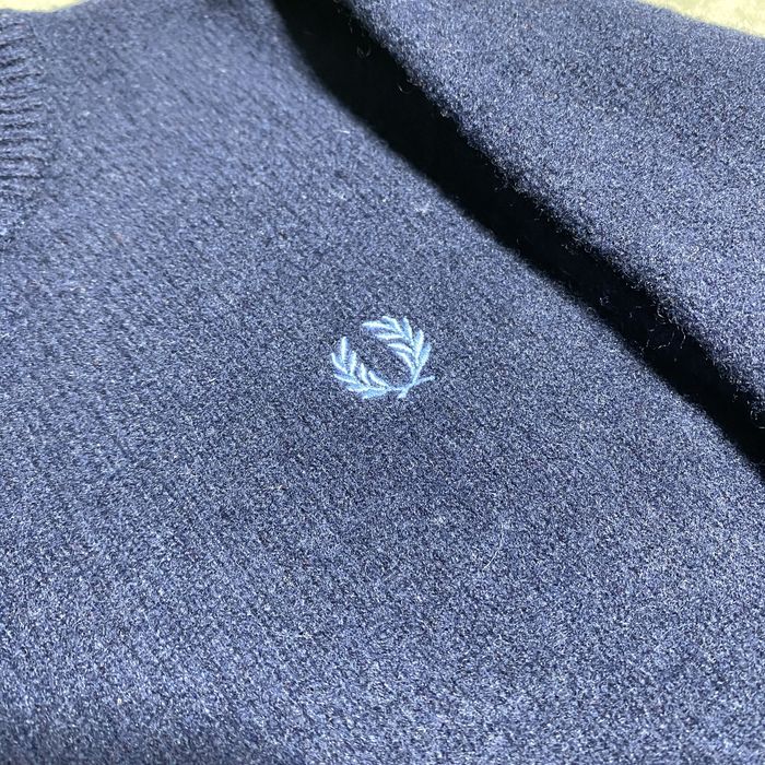 Свитер пуловер реглан детский fred perry шерсть 100% шерстяной на 6-7