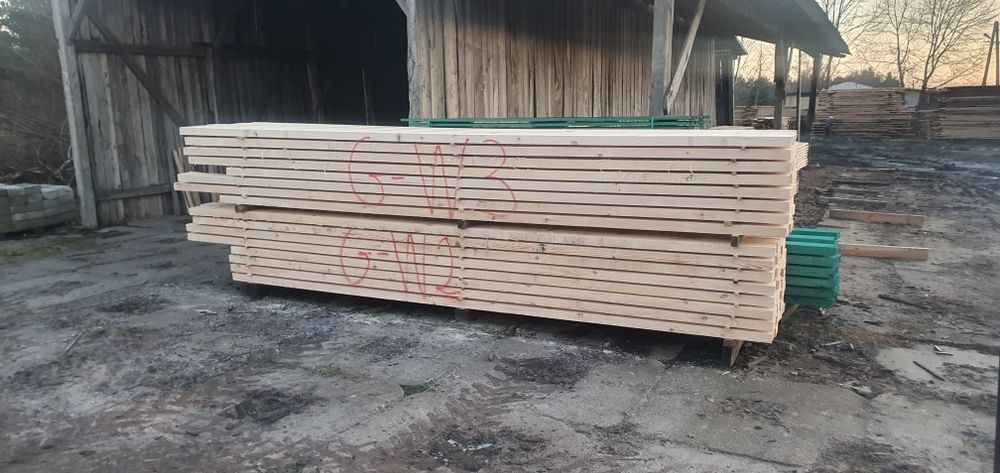 Tartak Sucha, Białobrzegi więźba deski łaty  trociny trans. impreg Hds