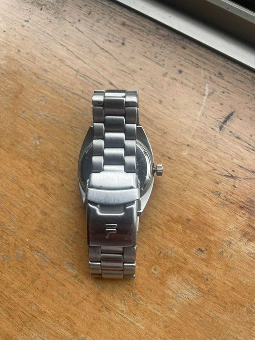 Relógio Analógico de Aço Inoxidável Vintage FILA  50M WR