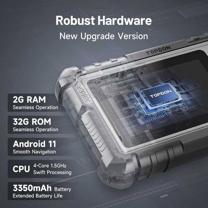 Сканер TOPDON ArtiDiag500 OBD2, діагностичний інструмент 4 AutoVin