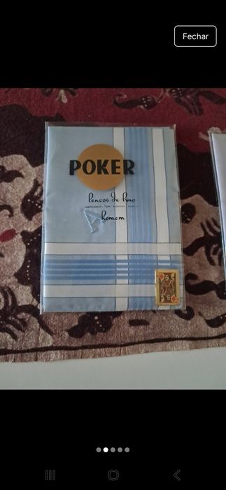 Lenços de bolso Poker luxo
