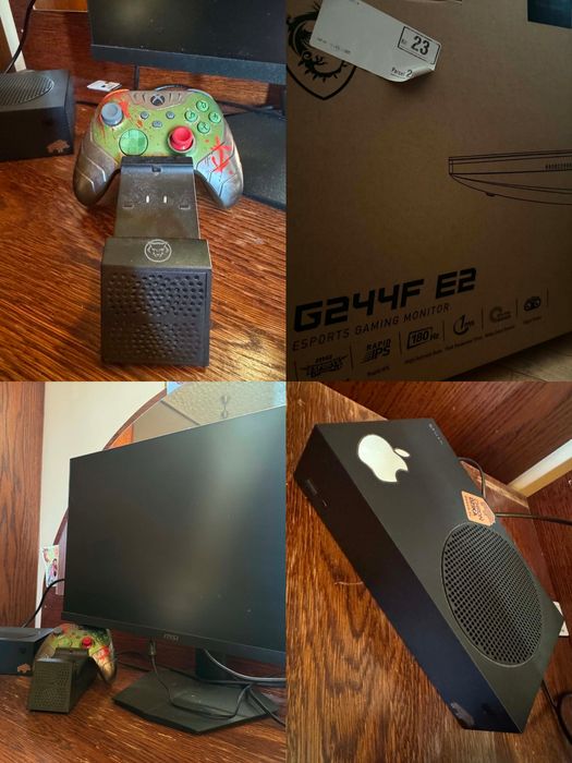 Zestaw dla gracza: Xbox Series S 1TB Carbon Black + Monitor MSI 180Hz