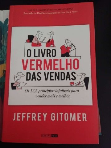 O livro vermelho das vendas impecável - oferta dos portes de envio