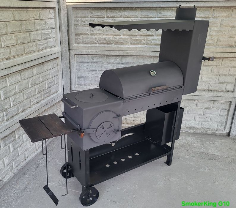 • ВІД ЗАВОДУ • 5мм • ГАРАНТІЯ •Мангал Смокер Коптильня / Барбекю/Гриль