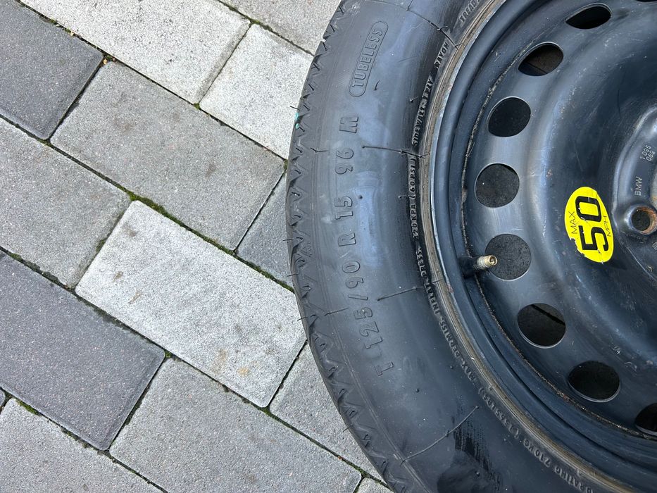 Запаска, Докатка, костиль bmw 5 120 r15