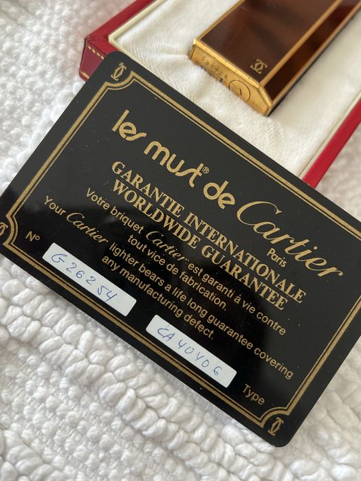 Isqueiro Cartier 1983 - Original , tudo incluido