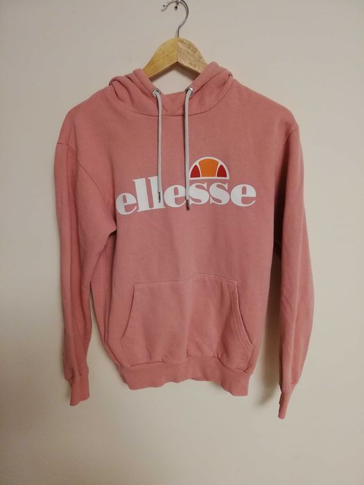 bluza Ellesse S M 36 38 pudrowy róż bluza ellesse z kapturem