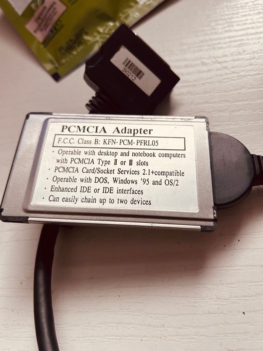 Adapter pcimcia hdd