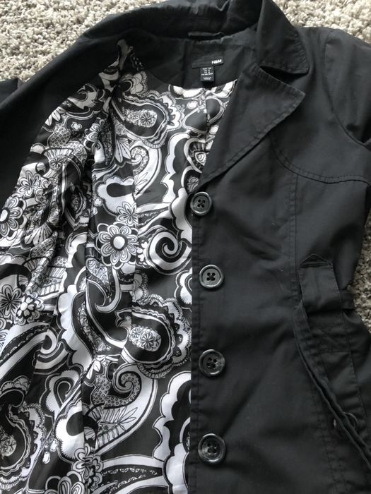 Плащ Тренч чорний H&M