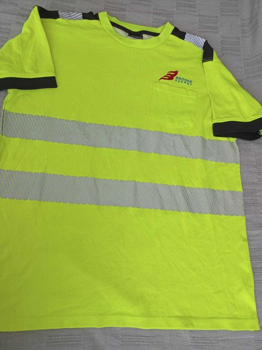 чоловічі робочі штани /  світловідбиваюча футболка/ спецодяг р. 48/ L