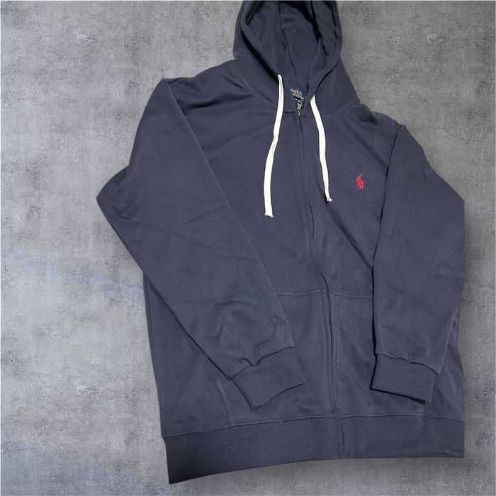 Hoodie Ralph Lauren Full-Zip - Original (Azul Marinho)