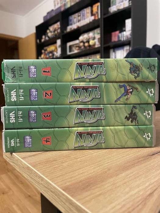 Conjunto VHS tartarugas ninja 2003 tmnt