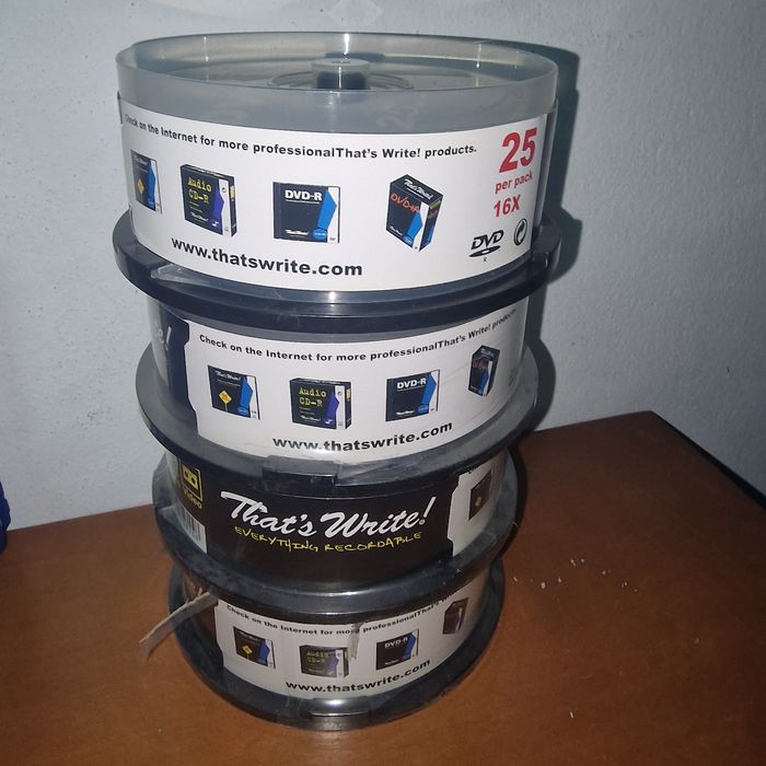 Pack de 25 DVD-R 4.7GB That's Write
