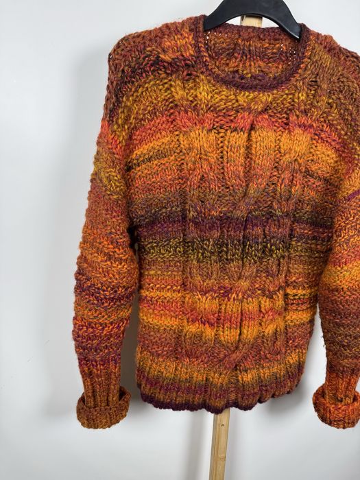 Handmade sweter robiony ręcznie L