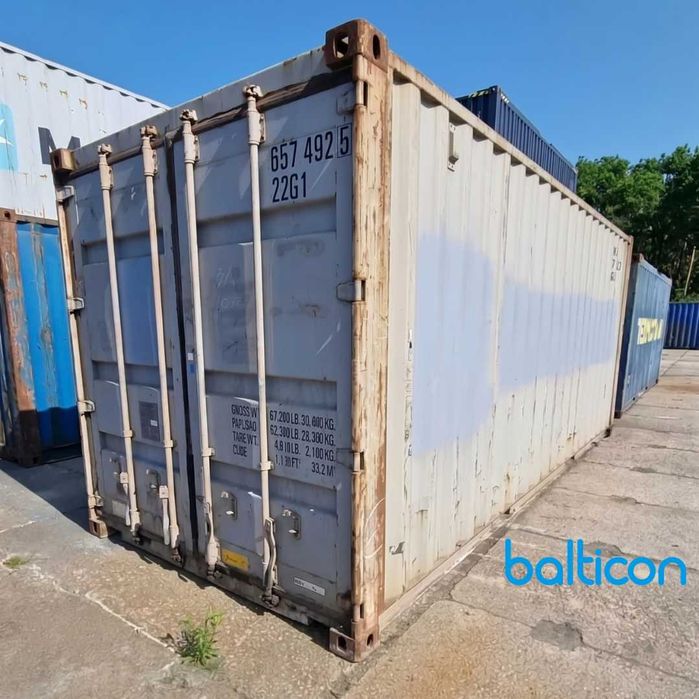 I Kontener Morski 20' Dry Van | Konstrukcja Stalowa | Garaż | Poznań | ECOCONTAINERS