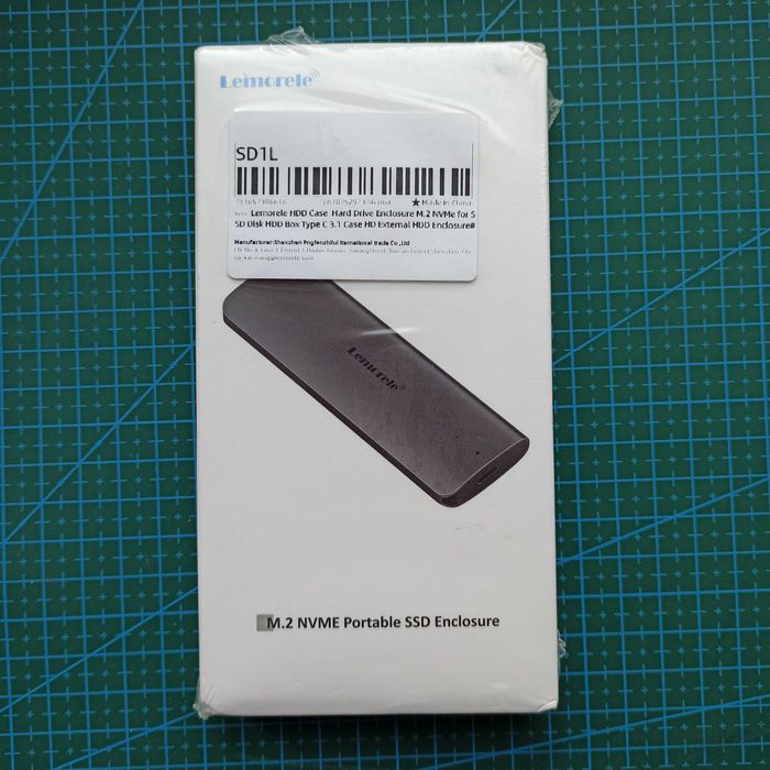 Зовнішня кишеня Lemorele SD1L корпус для SSD m.2 M/M&B-key NVME