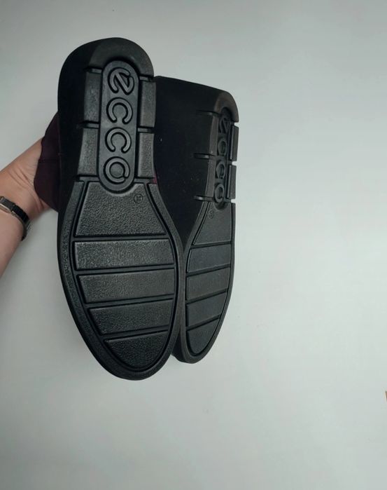 Botki na koturnie rozmiar 38 ECCO skóra naturalna