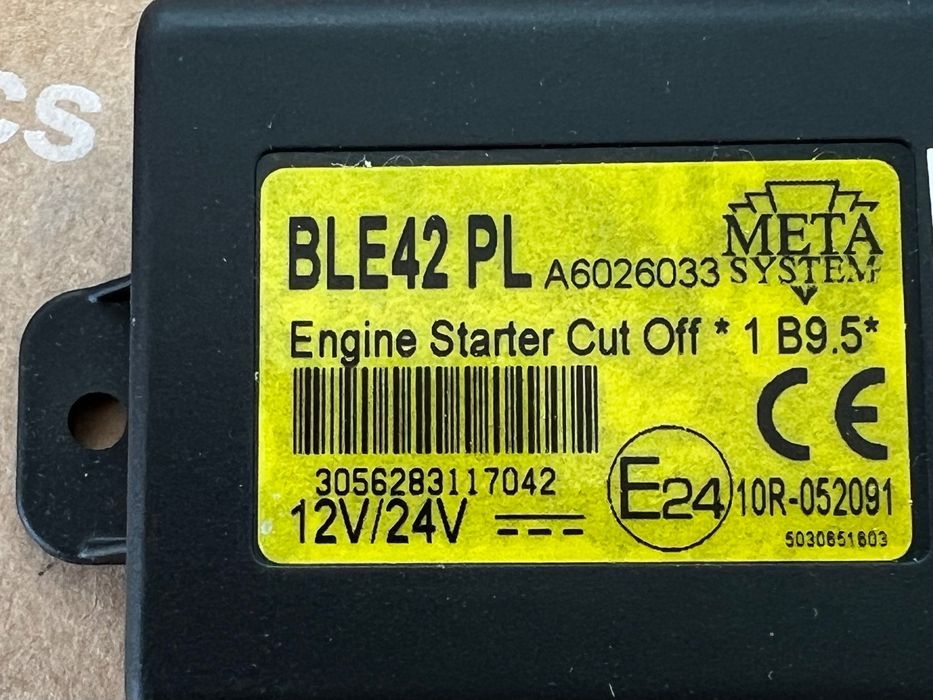 Meta BLE42 immobiliser. Przecwkradzieżowe.