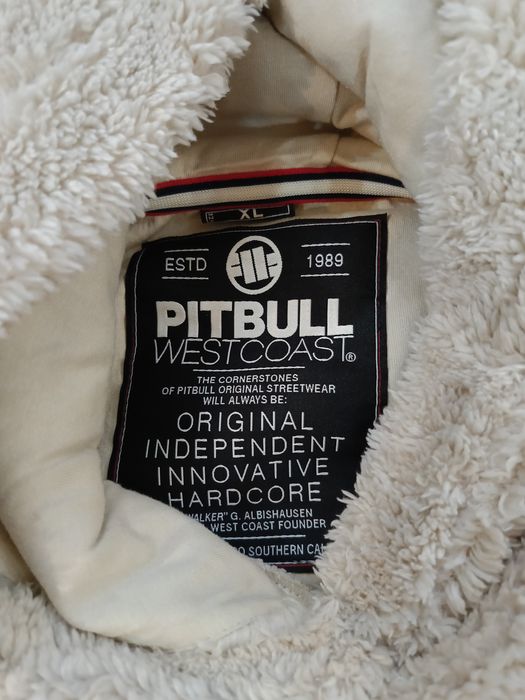 Ciepła bluza kangurka z kapturem teddy Pitbull Aragona pluszowa cozy