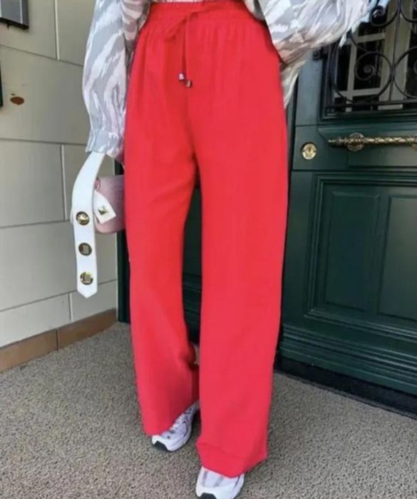 Стильні літні брюки, штани wide leg Zara