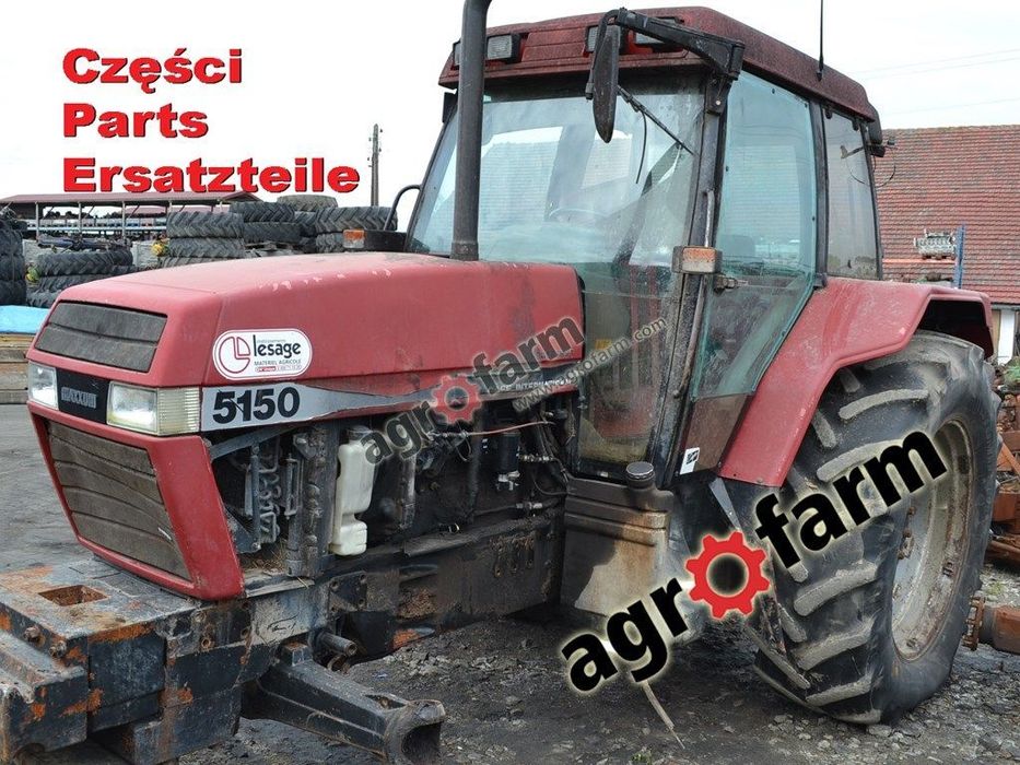 Case 5150 części, silnik, skrzynia biegów, oś