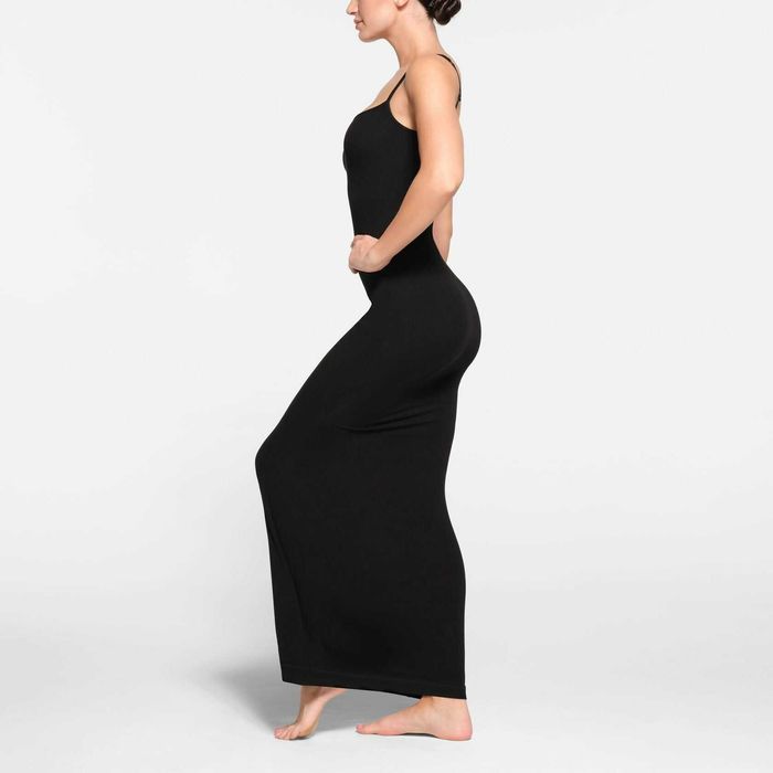 Сукня Skims Soft Lounge Long Slip Dress Onyx